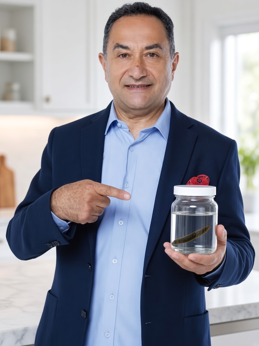 Dr. Feridun Kunak — Hekim Sülük kavanozuyla
